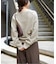 WOOL SIGNATURE Vネックニット