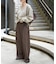 WOOL SIGNATURE Vネックニット