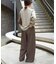 WOOL SIGNATURE Vネックニット