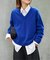 WOOL SIGNATURE Vネックニット