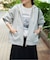 VINTAGE LIKE SWEAT ZIP HOODIE