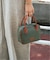 CANVAS LEATHER CUBE BAG