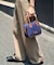 CANVAS LEATHER CUBE BAG
