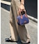 CANVAS LEATHER CUBE BAG