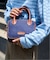 CANVAS LEATHER CUBE BAG