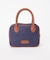CANVAS LEATHER CUBE BAG
