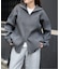 LOGAN ex ZIP UP KNIT CARDIGAN