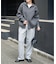 LOGAN ex ZIP UP KNIT CARDIGAN