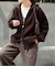 LOGAN ex ZIP UP KNIT CARDIGAN