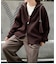 LOGAN ex ZIP UP KNIT CARDIGAN