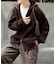 LOGAN ex ZIP UP KNIT CARDIGAN