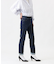 ミセスジーナ コンフォートストレッチストレートデニムパンツ