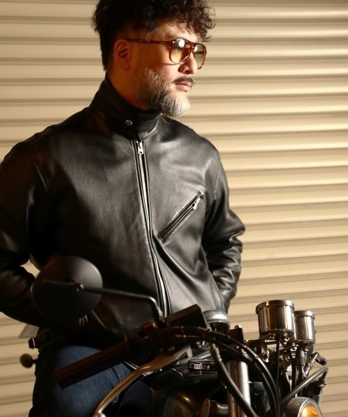 ソルトアンドペッパー リアルレザージャケット｜ライトオンの通販