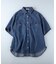 バックナンバー デニム半袖シャツ