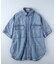 バックナンバー デニム半袖シャツ