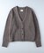 ソルトアンドペッパー ＷＯＯＬシャギーＶネックカーディガン