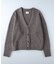 ソルトアンドペッパー ＷＯＯＬシャギーＶネックカーディガン