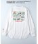 キャンプ7 スヌーピーコラボプリント長袖Ｔシャツ