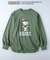 キャンプ7 スヌーピーコラボプリント長袖Ｔシャツ