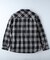 ネルチェック裏ボアシャツ