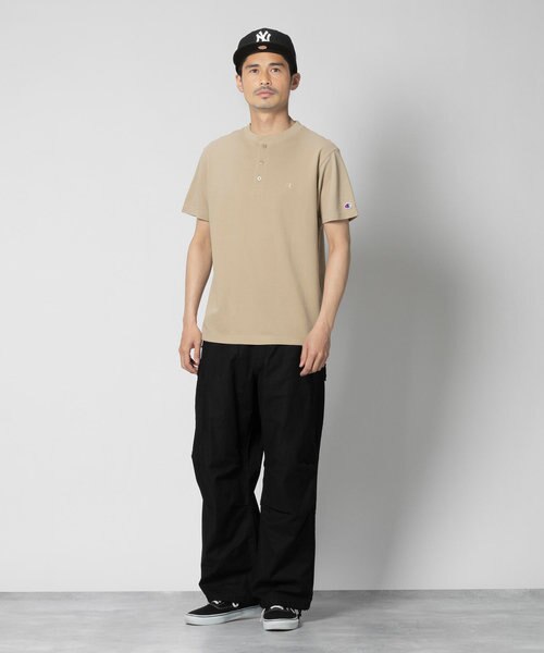 【関税込み】Bode ホワイト Reptile Rec ヘンリーネック Tシャツ 関税込み】Bode ホワイト Reptile Rec ヘンリーネック Tシャツ