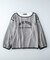 ハニーサックルローズ チュールレイヤード長袖Tシャツ