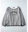 ハニーサックルローズ チュールレイヤード長袖Tシャツ