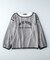 ハニーサックルローズ チュールレイヤード長袖Tシャツ