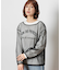 ハニーサックルローズ チュールレイヤード長袖Tシャツ