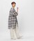 バックナンバー ライトポプリン長袖チェックワンピース