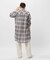 バックナンバー ライトポプリン長袖チェックワンピース