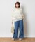 バックナンバー 接触冷感デニムワイドパンツ