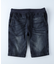 ウエストリブデニムショーツ