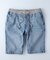 ウエストリブデニムショーツ