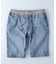 ウエストリブデニムショーツ