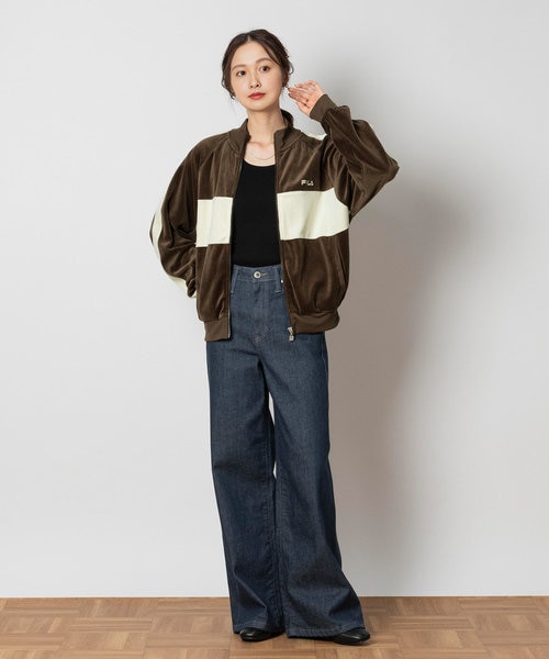 フィラ ベロアトラックジャケット｜ライトオンの通販｜&mall（アンド