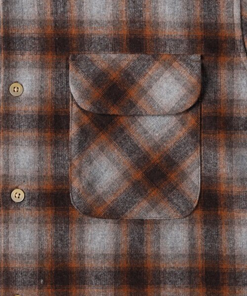 バックナンバー WOOLミックスオープンカラーシャツ｜ライトオンの通販