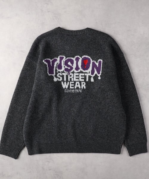 ヴィジョンストリートウェア 【別注】ダブルジャカードニット｜ライト