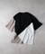 バックナンバー ジョーゼット斜め切替えデザインTシャツ