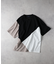 バックナンバー ジョーゼット斜め切替えデザインTシャツ