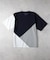 バックナンバー ジョーゼット斜め切替えデザインTシャツ