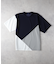 バックナンバー ジョーゼット斜め切替えデザインTシャツ