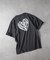 ハートモチーフプリントTシャツ