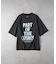 ハニーサックルローズ アシッド加工プリントＴシャツ