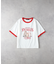 ハニーサックルローズ アニマルプリントリンガーＴシャツ
