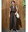 ハニーサックルローズ ワイドイージーパンツ