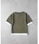 リファービッシュ 接触冷感フェイクレイヤードＴシャツ