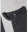 綿タッチ天竺パネル切替Ｔシャツ