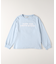 ヴィヴィアンブルー ロゴデザイン長袖Ｔシャツ