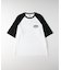 ラグランスリーブフードプリントＴシャツ